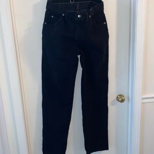 Wrangler black jeans men size 36x34